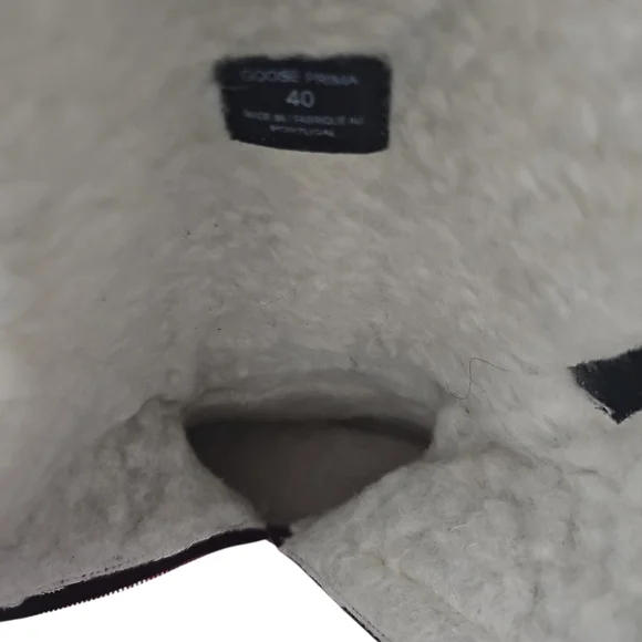 Bos & Co Goose Prima waterproof Black Mid Calf Boots Sz 40 Or 9-9.5 - Picture 8 of 14